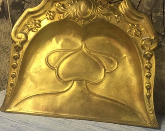Antique Victorian or Art Nouveau Brass bread crumber