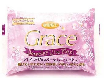 Nisshin Grace Resin Clay Jewelry Line Flex 200g from Japan - Fake sweets / Bag accessories / Craft Supplies / Japanese Clay / Air Dry Clay