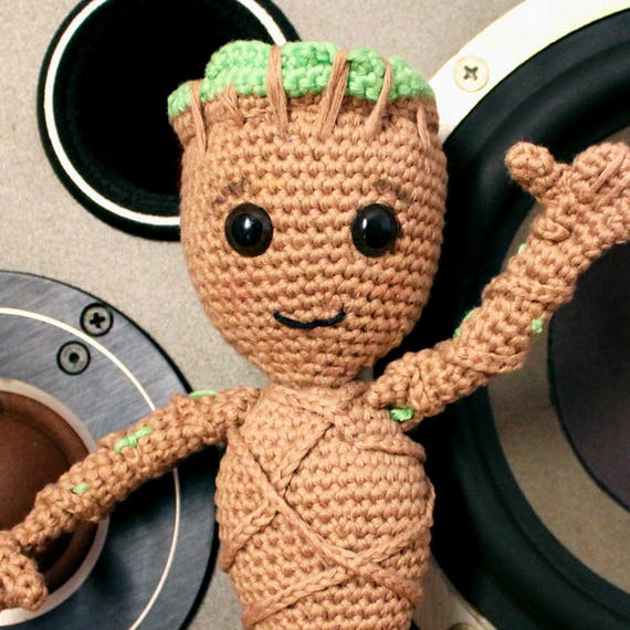 Baby Groot - Soft Toys. Amigurumi Pattern PDF.