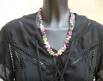 multicolor saphirs necklace AAA