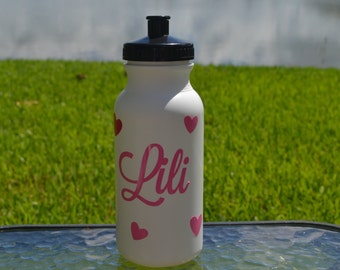 Personalized Kid's Water Bottle, Customized Water Bottle, Children's Water Bottle, Personalized Party Favor, Kid Party Favor,