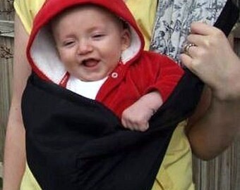 SOLID COLOR Reversible Baby Pouch Sling..Custom Made..SnuggleBug..Newborn to Toddler Carrier