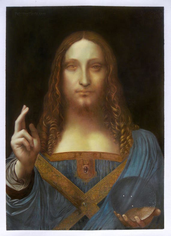 Salvator Mundi Leonardo da Vinci hand-painted oil painting