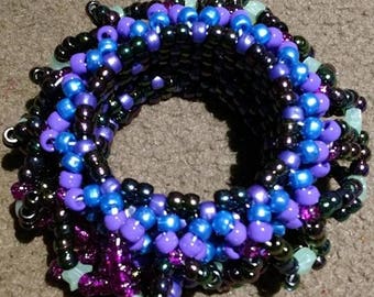Large 3D Kandi Cuff Multicolored/Monochrome