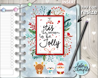 60%OFF - Christmas Insert, Printable Planner Insert, Planner Divider, Planner Quote, Inspirational Dashboard, Quote Cover, Planner Insert