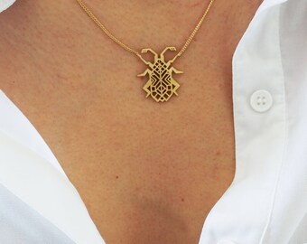100 % silver gold pleated collar