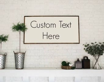 CUSTOM wood sign! Choose your size and quote!