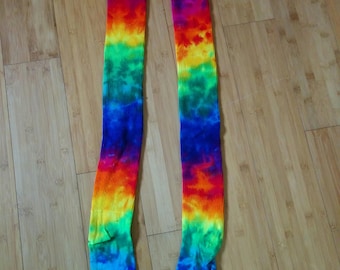 American Apparel Tie-Dye Thigh High Socks
