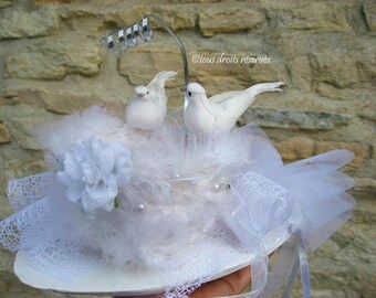 ring bearer nest, current wedding pillow
