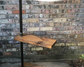 Industrial Floor Lamp W Side Table Industrial Floor Lamp W Side Table