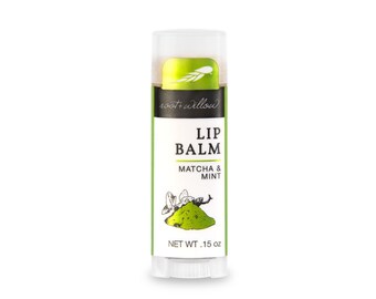 Peppermint lip balm, Organic lip balm, natural lip balm, Matcha and Mint, Green Tea lip balm, Peppermint lip balm, Natural lip balm