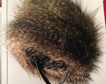 Raccoon Luxe Shag Faux Fur Hat