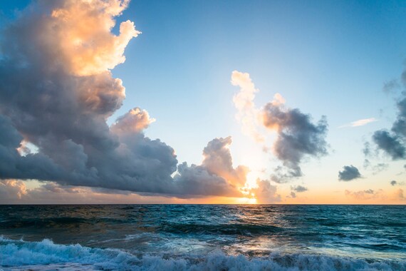 ZAHORA SUNSET 2. Seascape print, Cloudscape, Travel Photography, Andalucia, Photographic Print, Sunset Picture