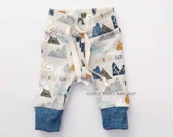 baby boy leggings, baby boy, baby boy pants, drawstring pants, organic baby pants, baby boy clothing