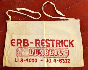 Vintage Erb-Restrick Lumber Apron
