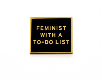 Feminist Enamel Lapel Pin