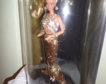 Bob Mackie Barbie Doll, Gold Barbie Doll,