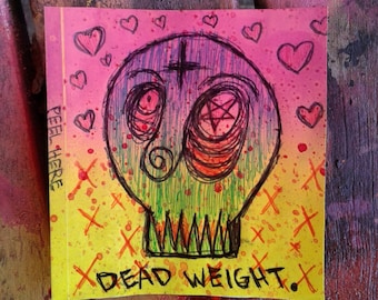 Sticker "Dead Weight" 3.5×3.3inch approx.