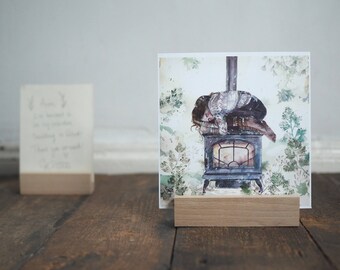 photo holder - wooden print display - photo stand - photo display - card holder - for photographers - home decor- 13cm or 10cm long (4" 5")