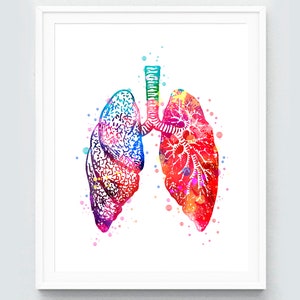 Lungs art | Etsy