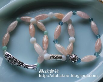 In the pink - Morganite bracelets