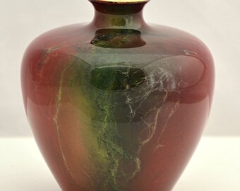 Wilkinson ORIFLAMME Butler Designed Squat VASE Staffordshire Art Nouveau Clarice Cliff Interest