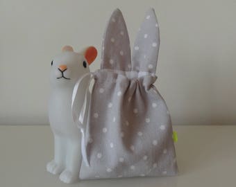 Little bunny pouch to hide sweets or a surprise!