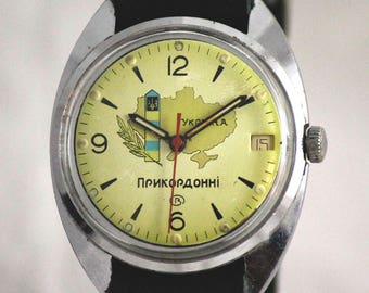 Wostok (Vostok) Rare Vintage Military SERVICED watch POGRANICHNIE made in USSR