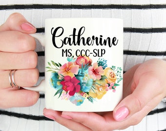 Speech Language Pathologist Mug Personalized, Speech Therapy Mug, Speech Therapy Gifts, Gifts for Speech Therapist, SLP gifts, SLP Mug