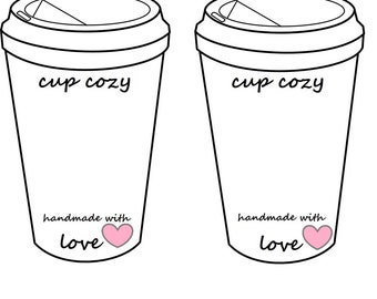 Crochet Coffee Cup Cozy Insert For Displaying Your Cup Cozies