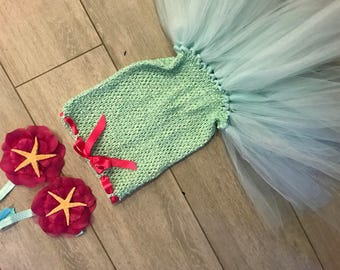 Ready to Ship*Baby/toddler mermaid outfit