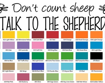 Don't Count Sheep Talk To The Shepherd Wall Quote