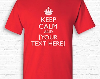 Keep calm shirt | Etsy