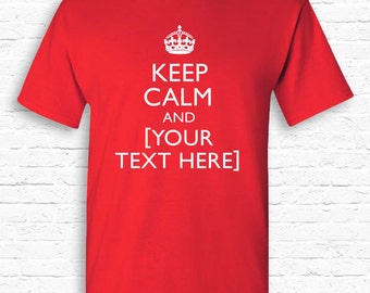 Keep calm shirt | Etsy