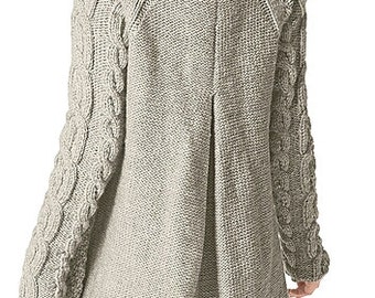 Knit Trapeze-Shaped Jacket - MADE TO ORDER