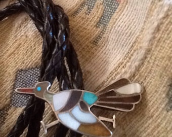 BOLO TIE ROADRUNNER Antique