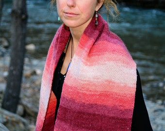 Rose Faery Scarf, mohair Scarf, mohair foulard, Rose Faery foulard,