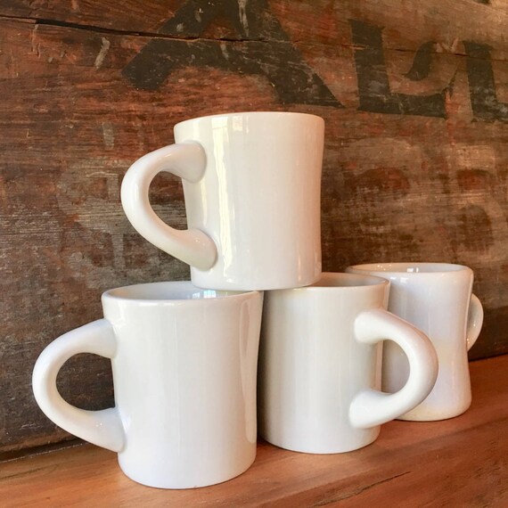 Buffalo China Coffee Mug Heavy White Diner Coffee Cup