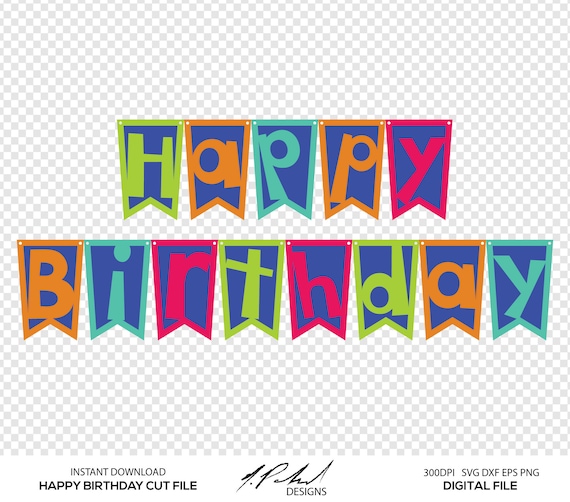 Free Free Birthday Banner Svg 506 SVG PNG EPS DXF File