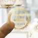 Personalized Gold Foil Wedding Labels, Personalized Sticker Labels, Wedding Sticker, #04