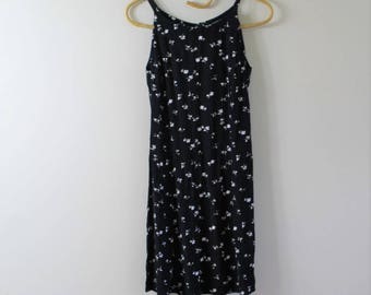 90's rayon mini slip dress