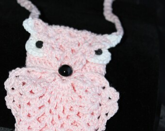Crocheted Pink Cell Phone Case - Free shipping