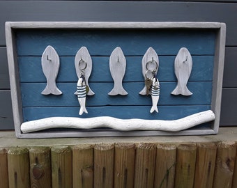 Wall key chain, fish, sea