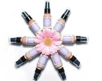 Whipped Foundation - Natural Liquid Foundation - Safe for Acne Prone Skin and Sensitive Skin, Cruelty Free, Vegan, Organic Mineral Makeup
