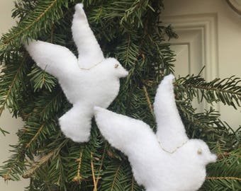Turtle Dove ornaments