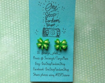 St. Patrick's Day Shamrock Earrings