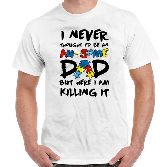 fathering autism t shirts