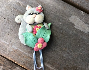 Clay Cat paperclip