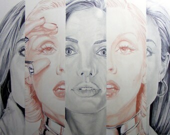 Drawing original "Angelina Aguilera"