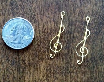 Treble Clef Earrings